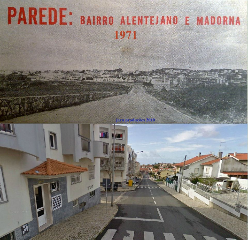 Estrada que vai de Rana para o Bairro Alentejano / foto-Jarn