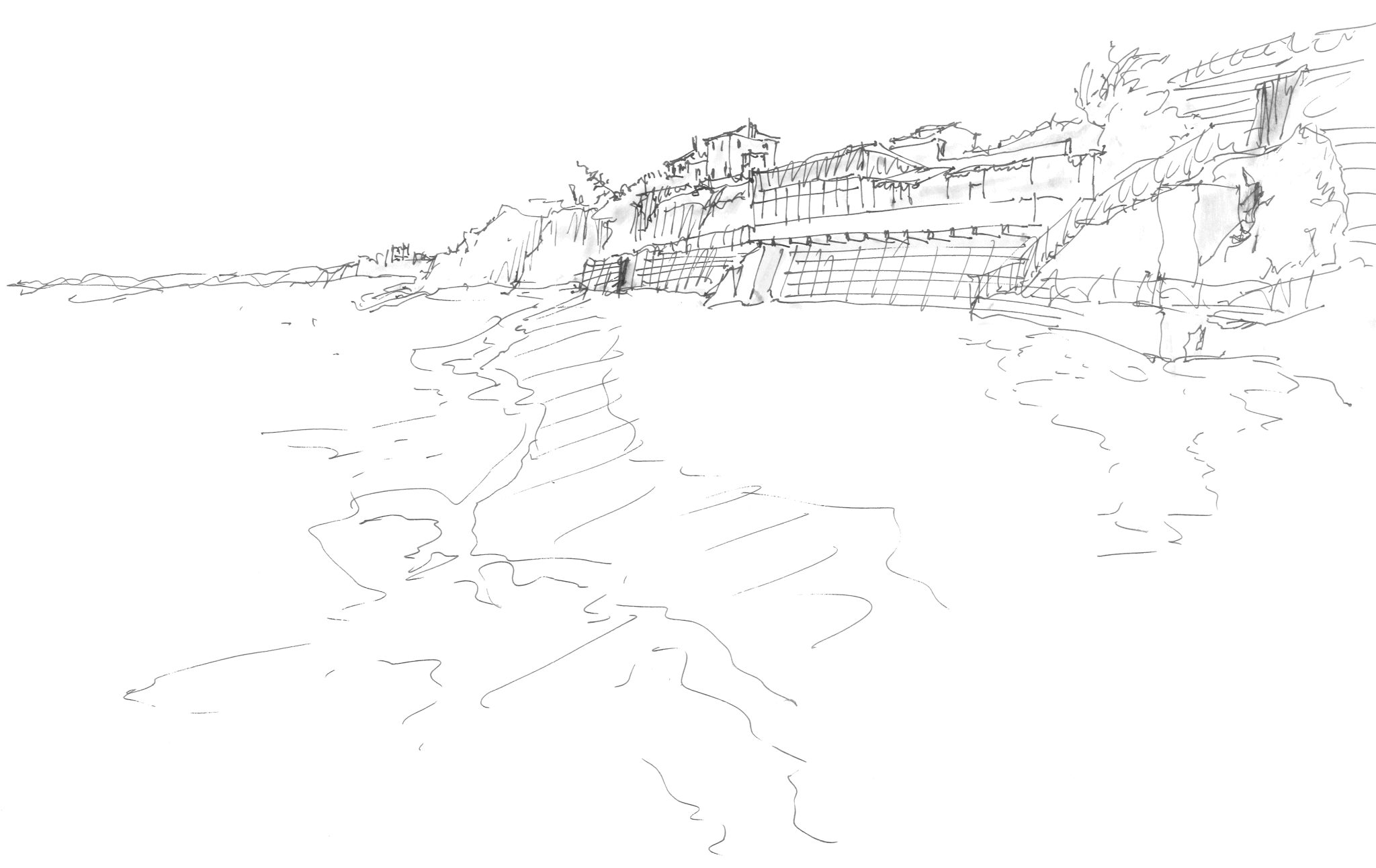 Praia das Avencas - Parede / Desenho - Luís Pedro Cruz